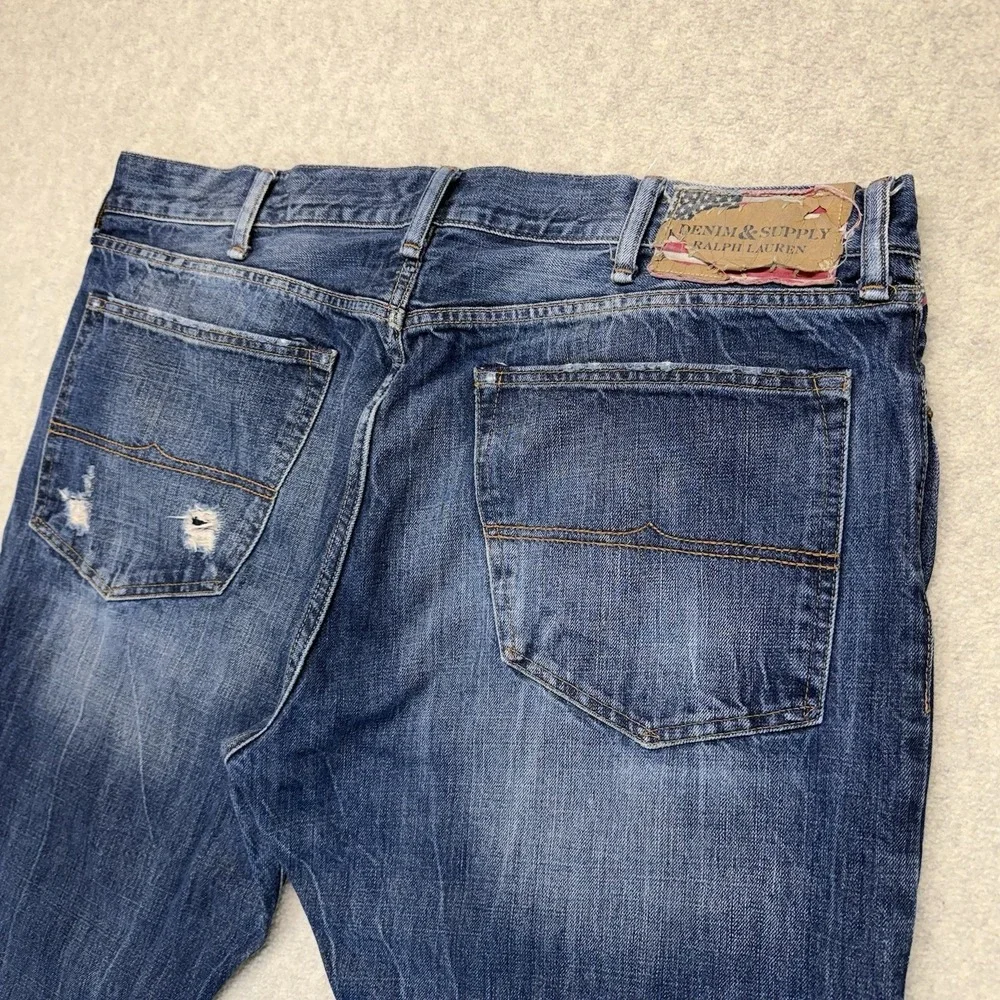Denim & Supply Ralph Lauren Bootcut Jeans Men's 40x33 Medium Wash‎ Stretch